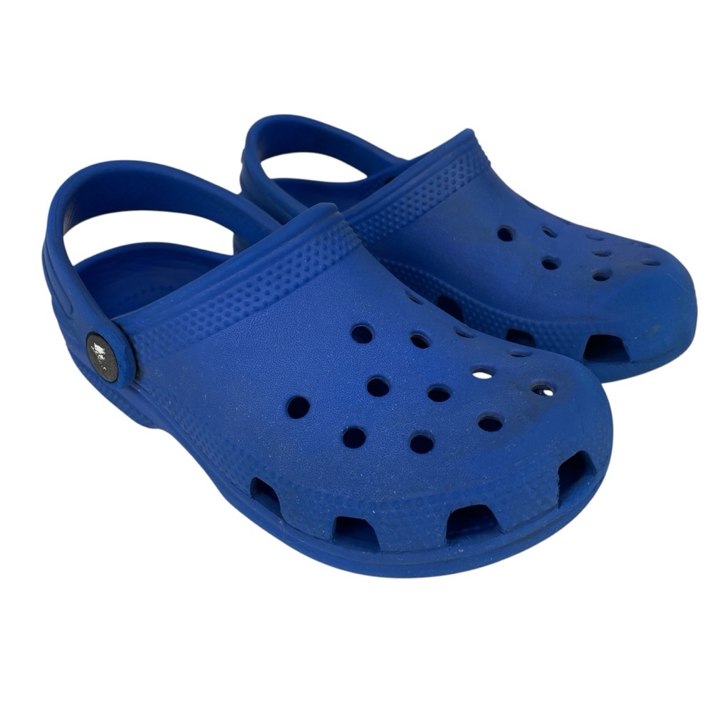 CROCS Kids Classic Clogs Sandals Blue Size 12
